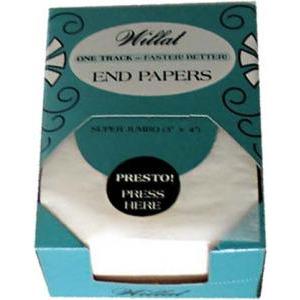 Willat Super Jumbo End Papers - 6pk