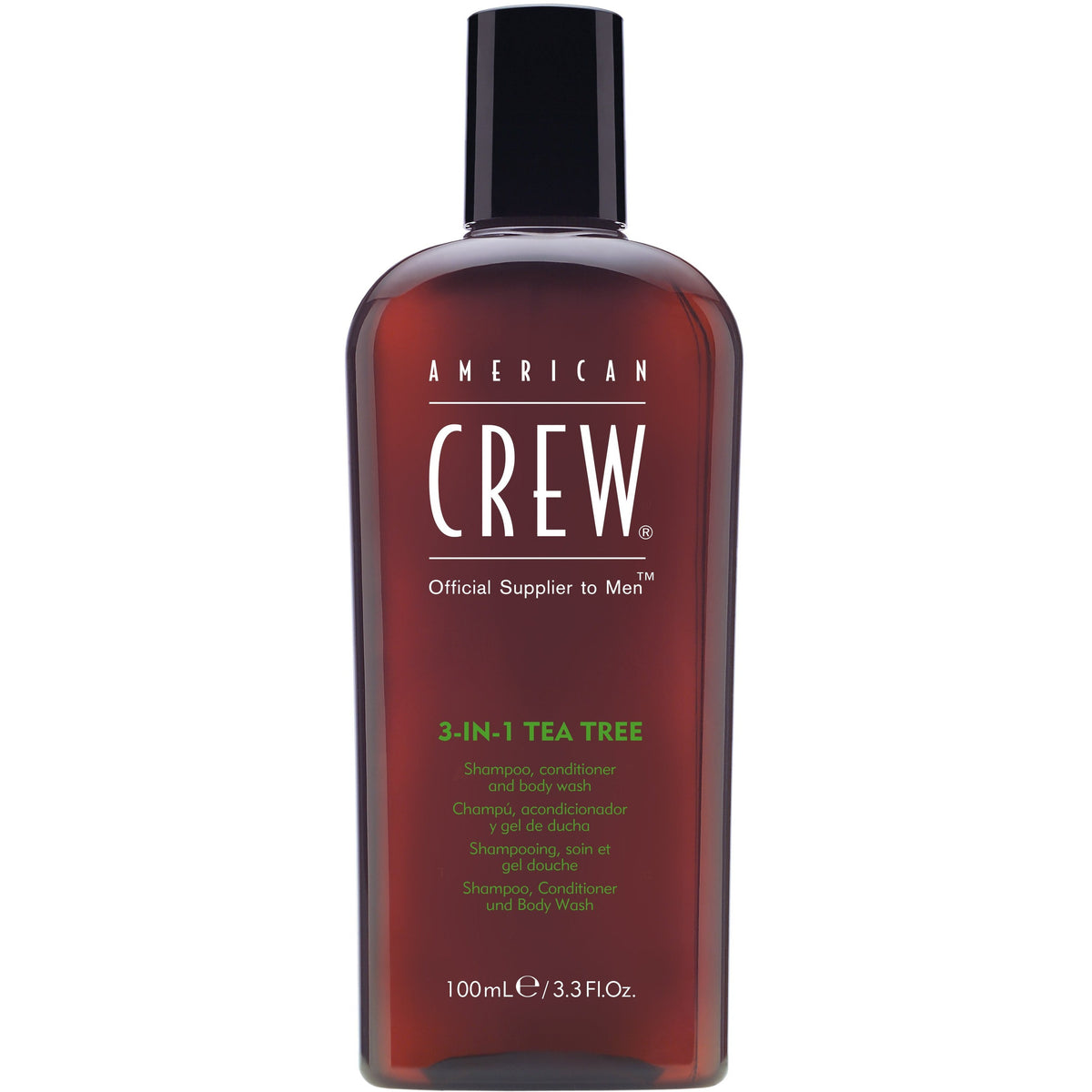 American Crew 3-In-1 Tea Tree Shampoo, Conditioner, Body Wash