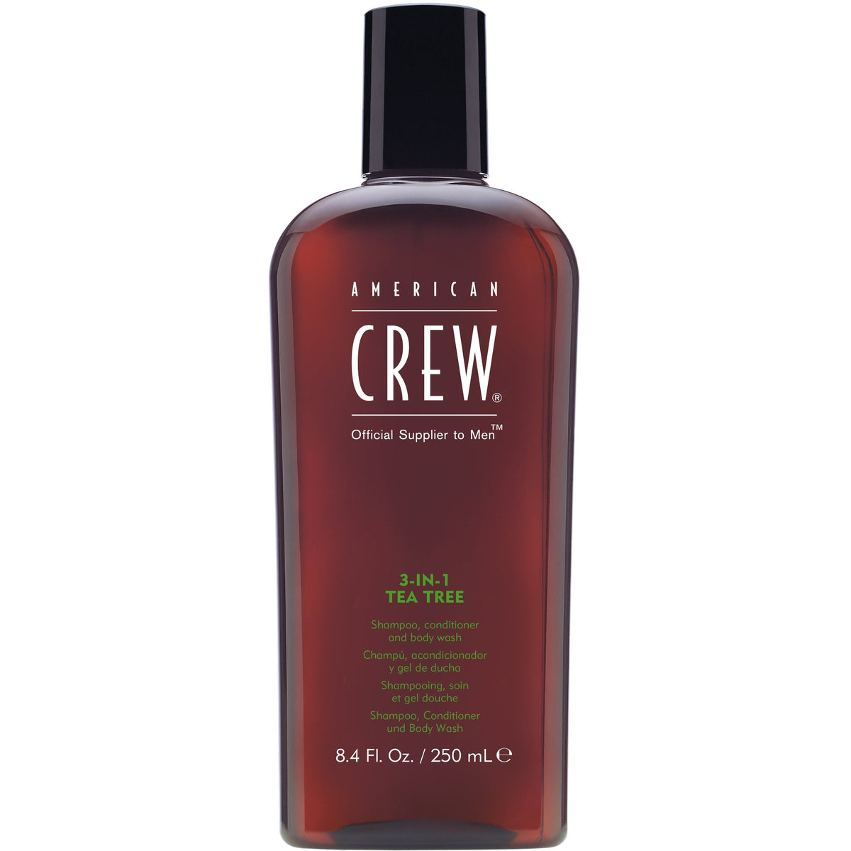 American Crew 3-In-1 Tea Tree Shampoo, Conditioner, Body Wash