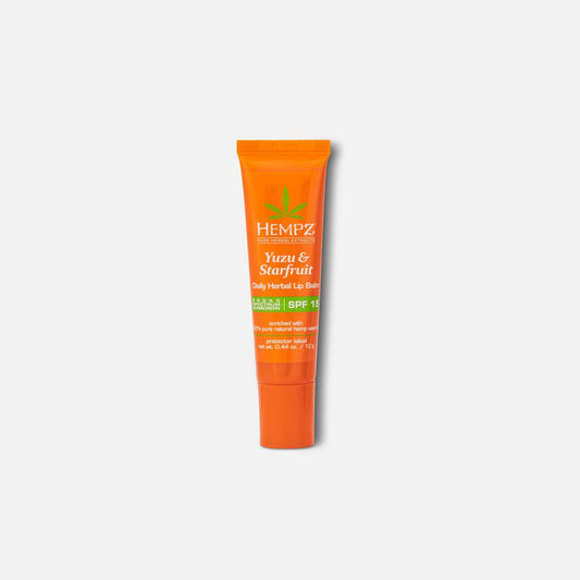 Hempz Yuzu & Starfruit Daily Herbal Lip Balm .44oz